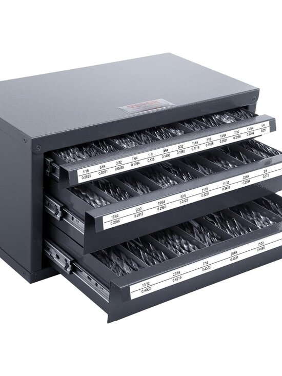Other - Drill Bit Dispenser Cabinet, Three-Drawer Drill Bit Dispenser, Drill Bit Organiz